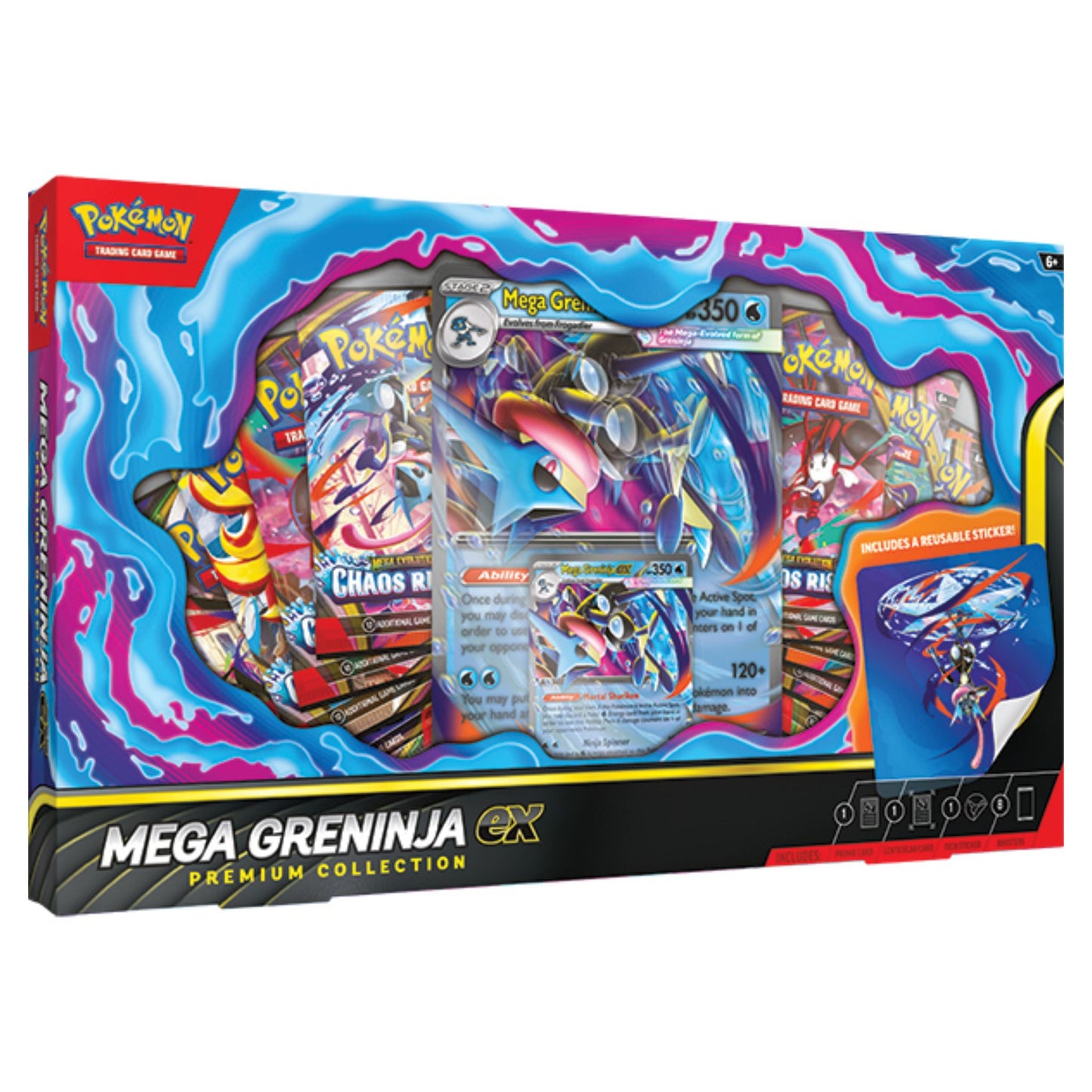 Pokemon Mega Greninja Ex Premium Collection Box (Presell) - Trading Card Market