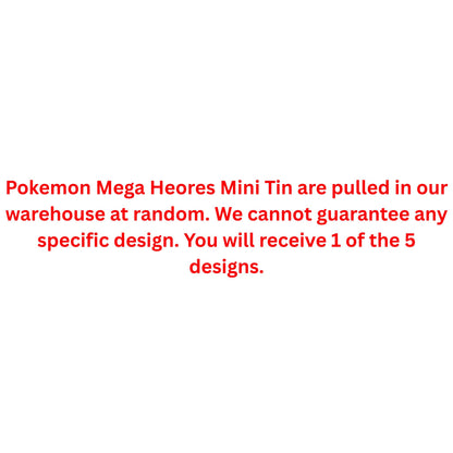 Pokemon Mega Heroes Mini Tin - Trading Card Market