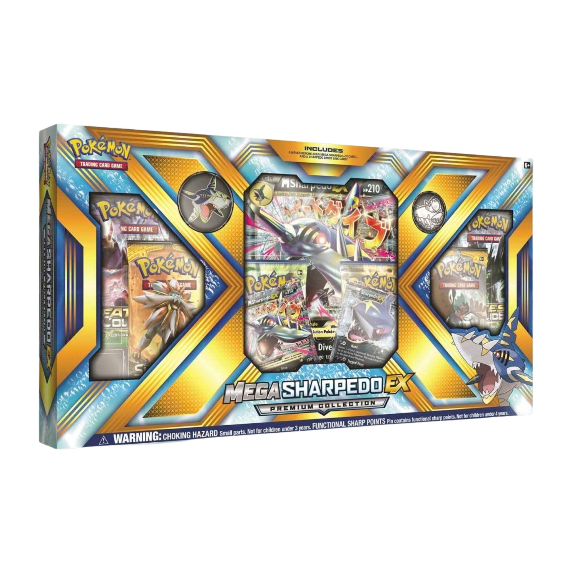 Pokemon Mega Sharpedo EX Premium Collection Box - Trading Card Market