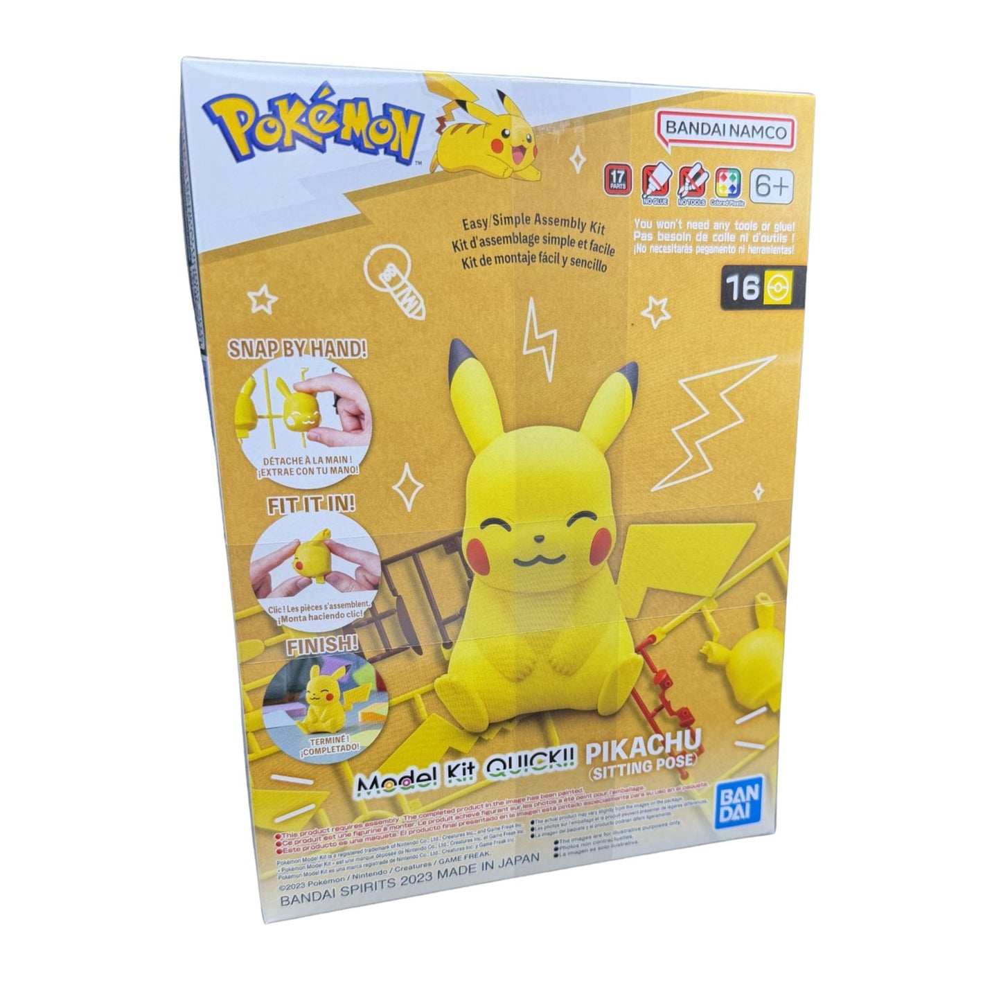 Pokemon Model Kit Quick!! 16 Pikachu (Sitting Pose) - Trading Card Market