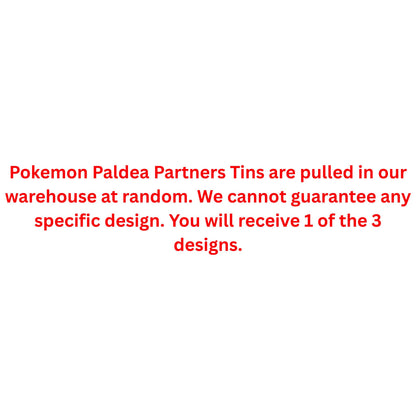 Pokemon Paldea Partners Tin - Trading Card Market