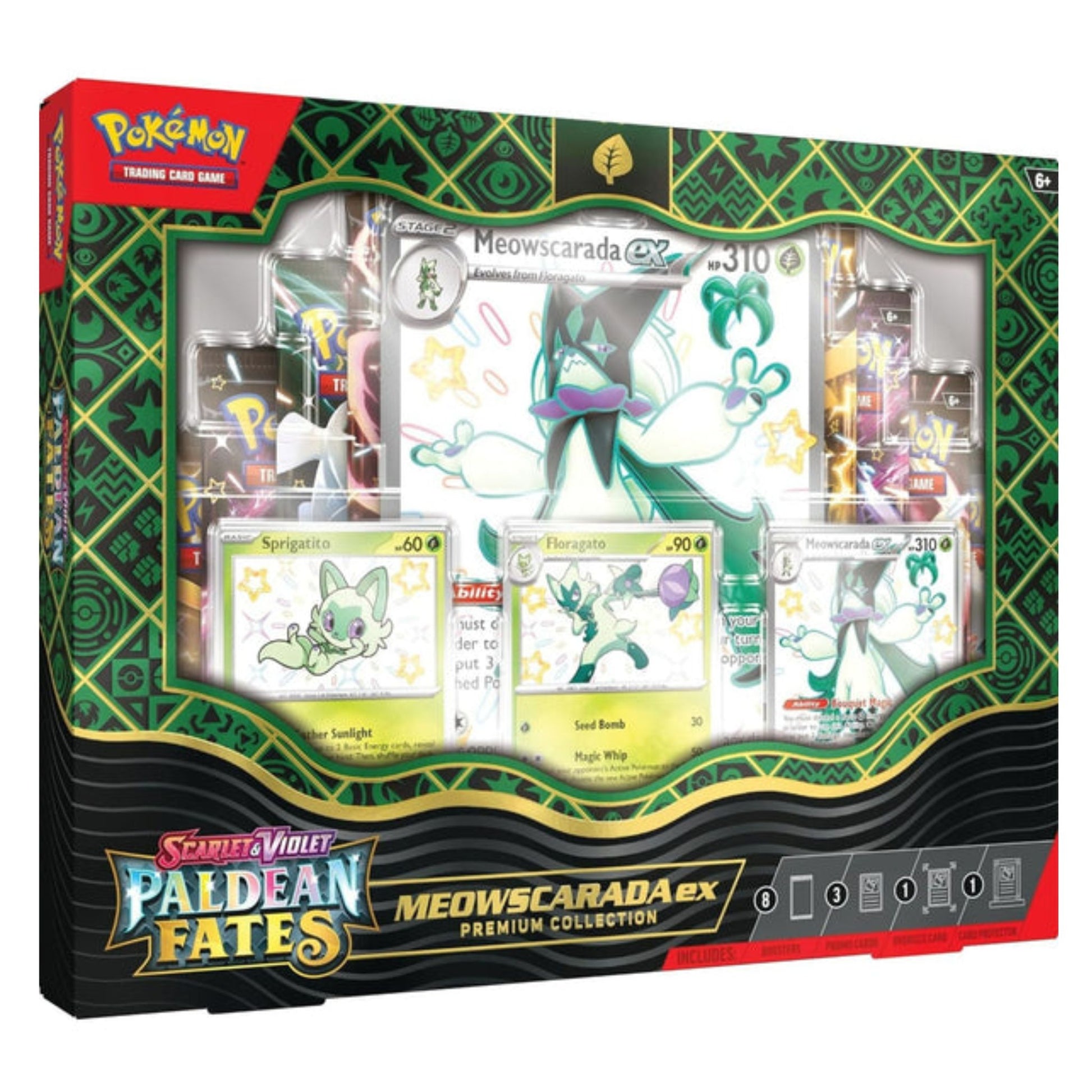 Pokemon Paldean Fates Premium Collection (Meowscarada Ex) Trading Card Market Pokemon Paldean Fates Premium Collection (Meowscarada Ex) Trading Card Market