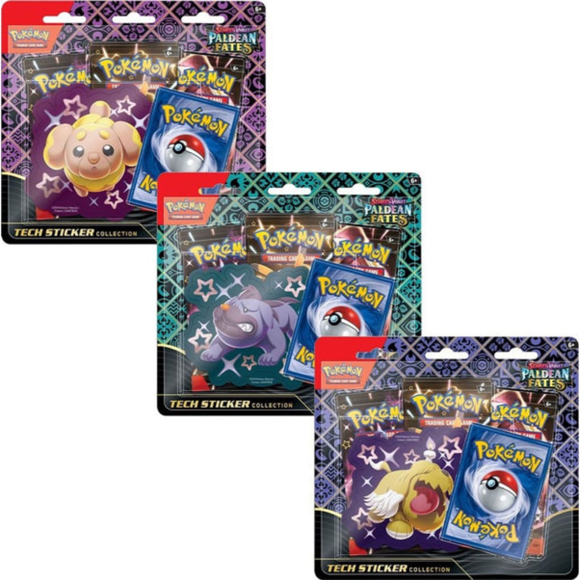 Pokemon Paldean Fates Tech Sticker Collection Case (12 Collections) Trading Card Market Pokemon Paldean Fates Tech Sticker Collection Case (12 Collections) Trading Card Market