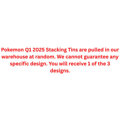 Pokemon Q1 2025 Stacking Tin - Trading Card Market
