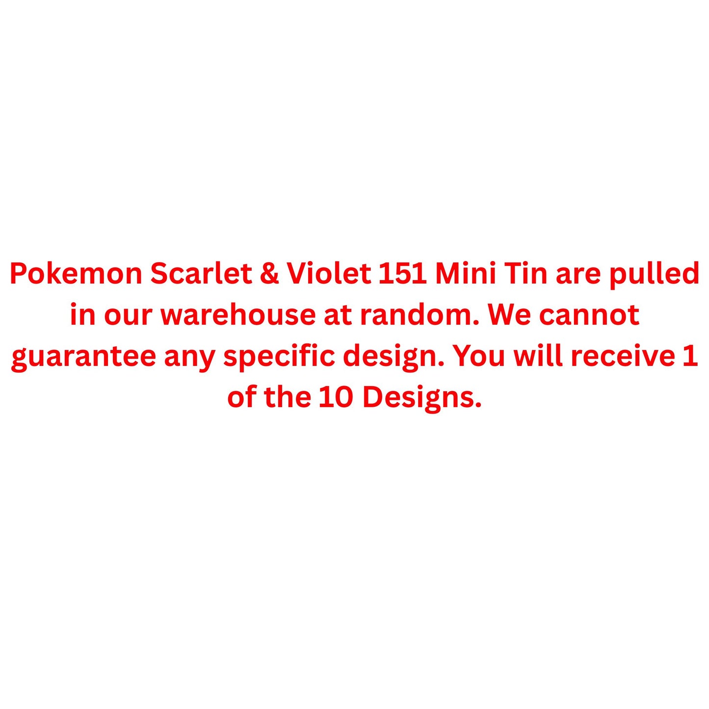 Pokemon Scarlet & Violet 151 Mini Tin - Trading Card Market