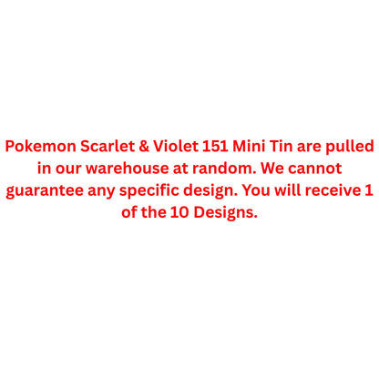 Pokemon Scarlet & Violet 151 Mini Tin - Trading Card Market