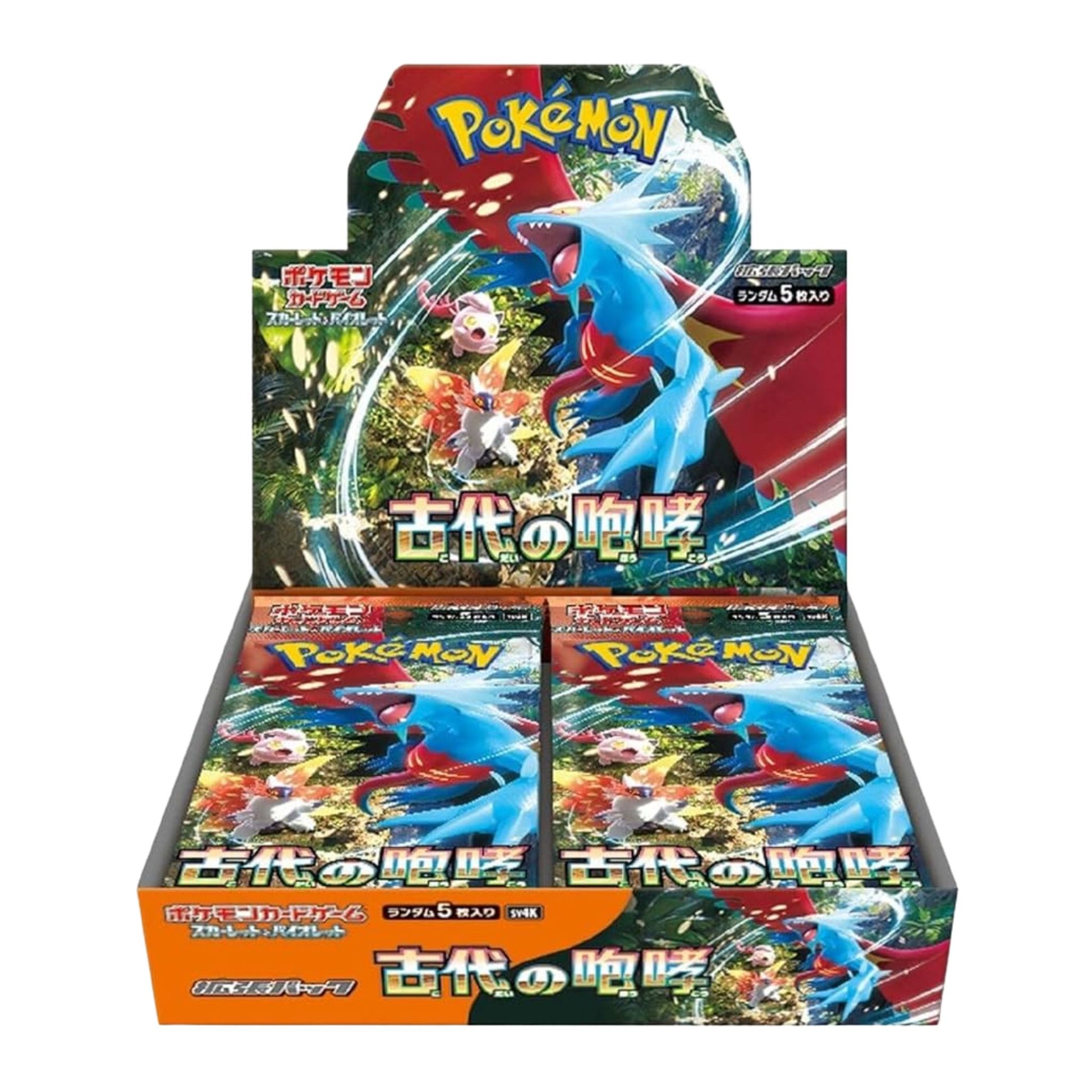 Pokemon Scarlet & Violet Ancient Roar Japanese Booster Box - Trading Card Market