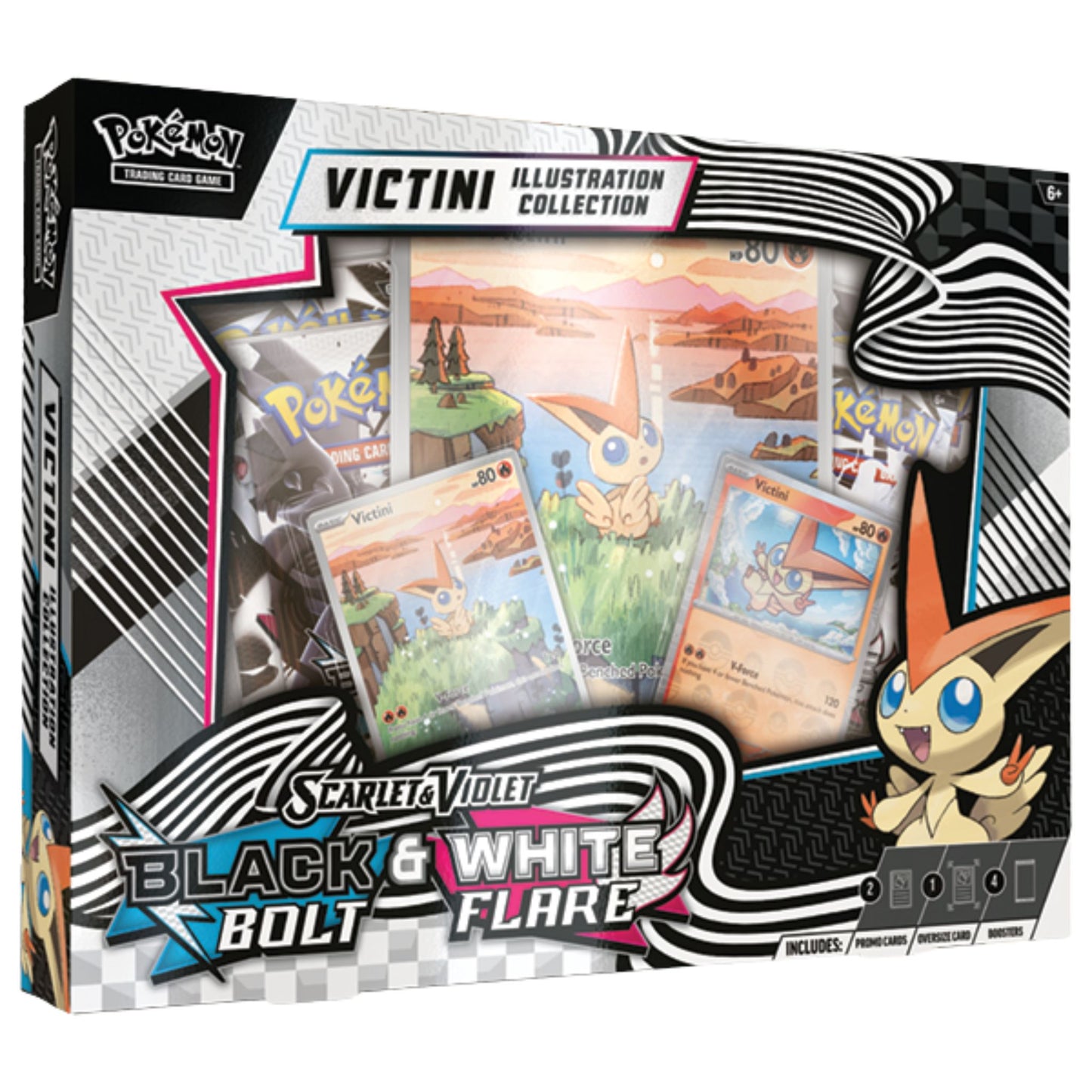 Pokemon Scarlet & Violet Bolt/White Illustration Collection (Unova Victini)