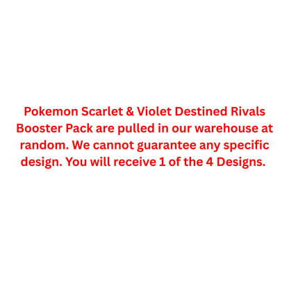 Pokemon Scarlet & Violet Destined Rivals Booster Pack - Trading Card Market