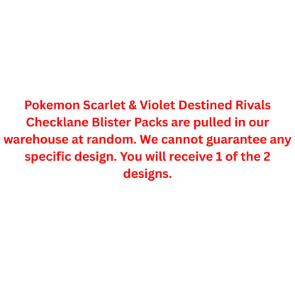 Pokemon Scarlet & Violet Destined Rivals Checklane Blister Pack - Trading Card Market
