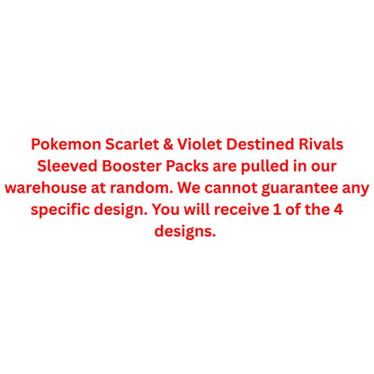 Pokemon Scarlet & Violet Destined Rivals Sleeved Booster Pack - Trading Card Market