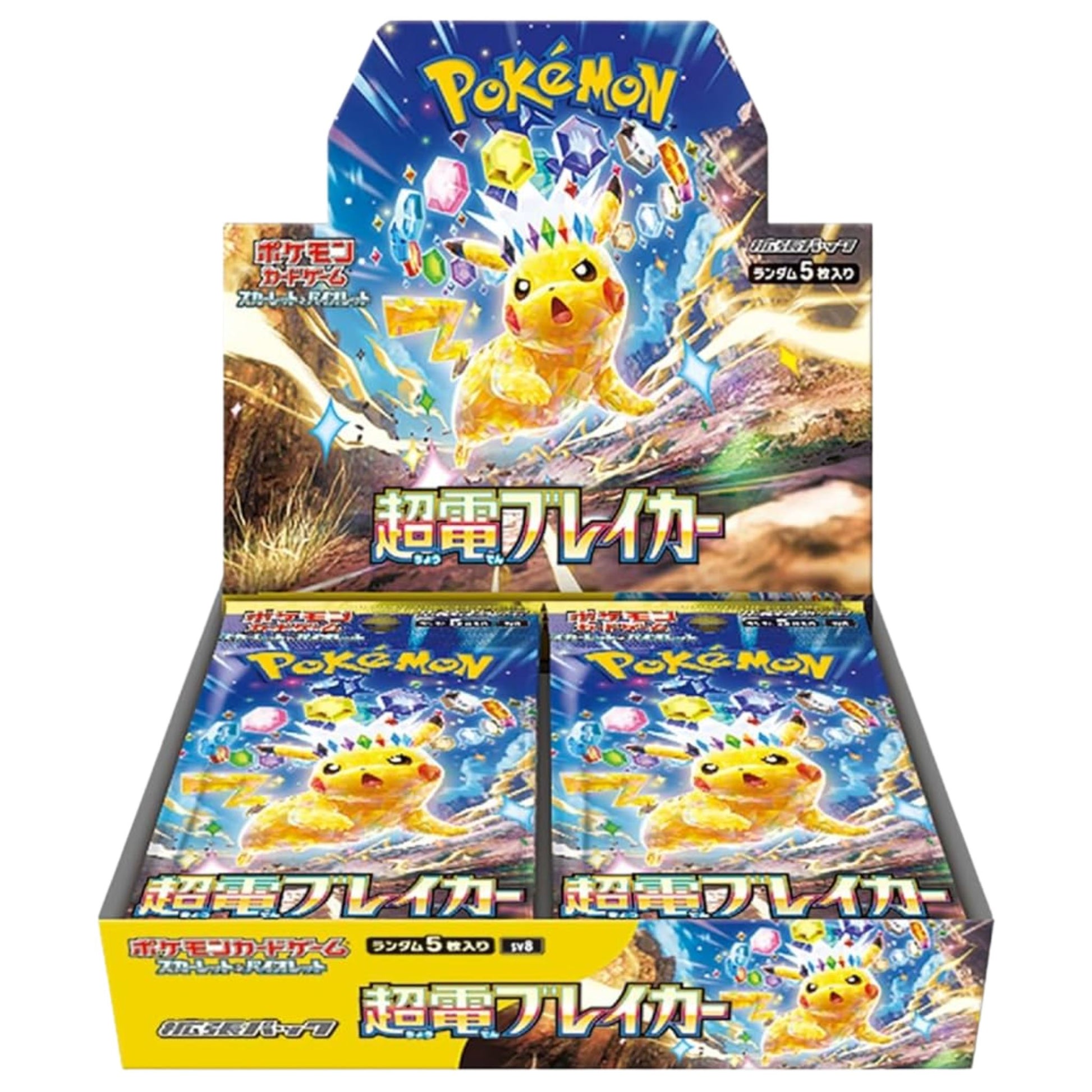 Pokemon Scarlet & Violet Electric Breaker Japanese Booster Box - Trading Card Market