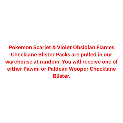 Pokemon Scarlet & Violet Obsidian Flames Checklane Blister Pack - Trading Card Market