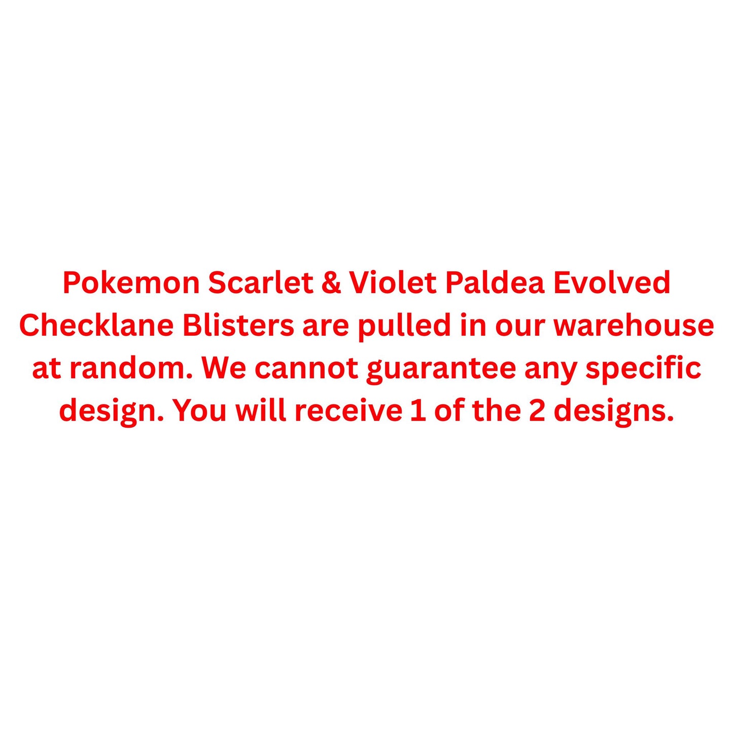 Pokemon Scarlet & Violet Paldea Evolved Checklane Blister - Trading Card Market