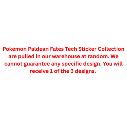 Pokemon Scarlet & Violet Paldean Fates Tech Sticker Collection - Trading Card Market