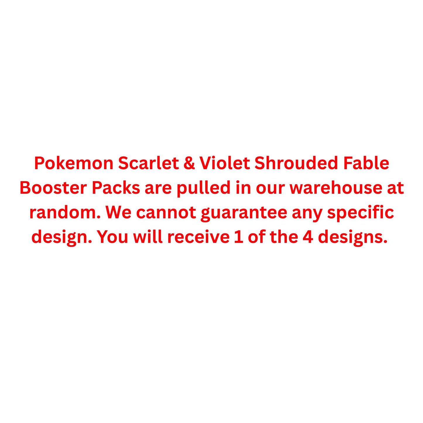Pokemon Scarlet & Violet Shrouded Fable Booster Pack - Trading Card Market