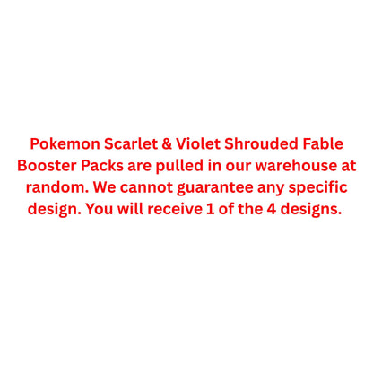 Pokemon Scarlet & Violet Shrouded Fable Booster Pack - Trading Card Market