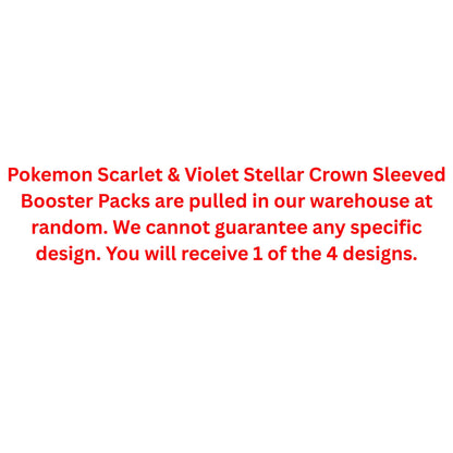 Pokemon Scarlet & Violet Stellar Crown Sleeved Booster Pack - Trading Card Market