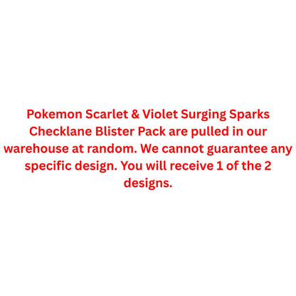 Pokemon Scarlet & Violet Surging Sparks Checklane Blister Pack - Trading Card Market