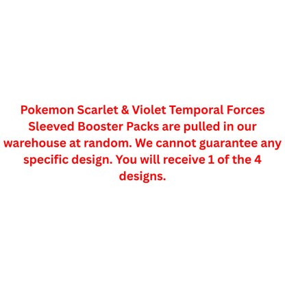 Pokemon Scarlet & Violet Temporal Forces Sleeved Booster Pack - Trading Card Market