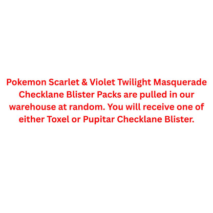 Pokemon Scarlet & Violet Twilight Masquerade Checklane Blister Pack - Trading Card Market
