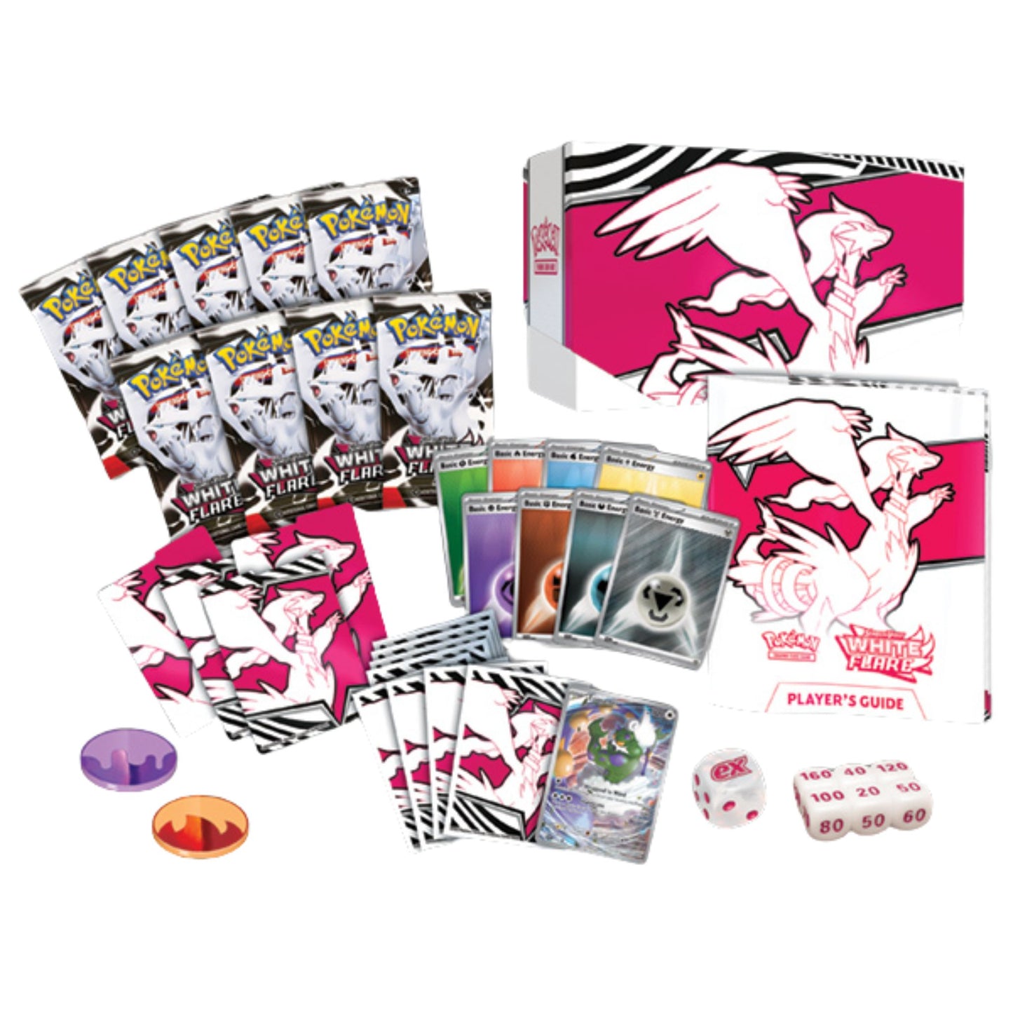 Pokemon Scarlet & Violet White Flare Elite Trainer Box - Trading Card Market