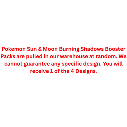 Pokemon Sun & Moon Burning Shadows Booster Pack - Trading Card Market