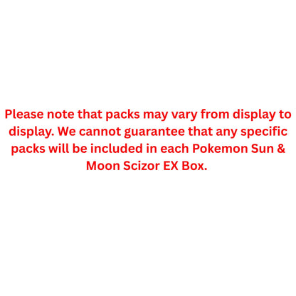 Pokemon Sun & Moon Scizor EX Box - Trading Card Market