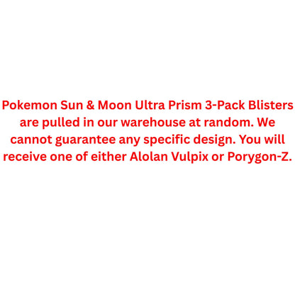 Pokemon Sun & Moon Ultra Prism 3-Pack Blister - Trading Card Market