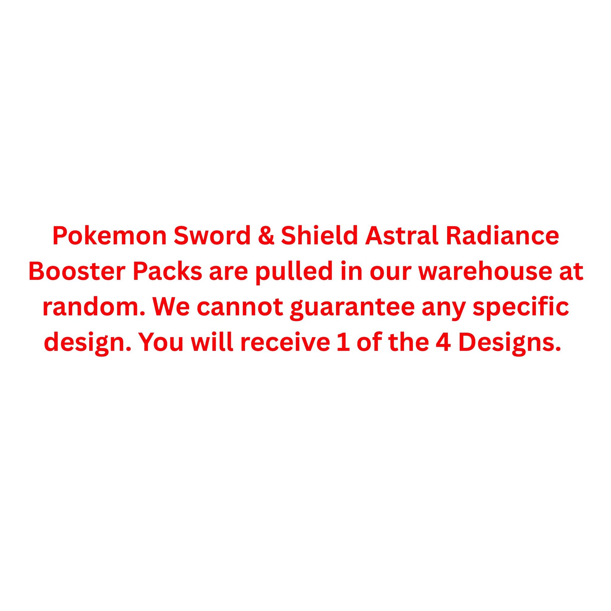 Pokemon Sword & Shield Astral Radiance Booster Pack - Trading Card Market