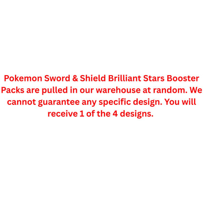 Pokemon Sword & Shield Brilliant Stars Booster Pack - Trading Card Market
