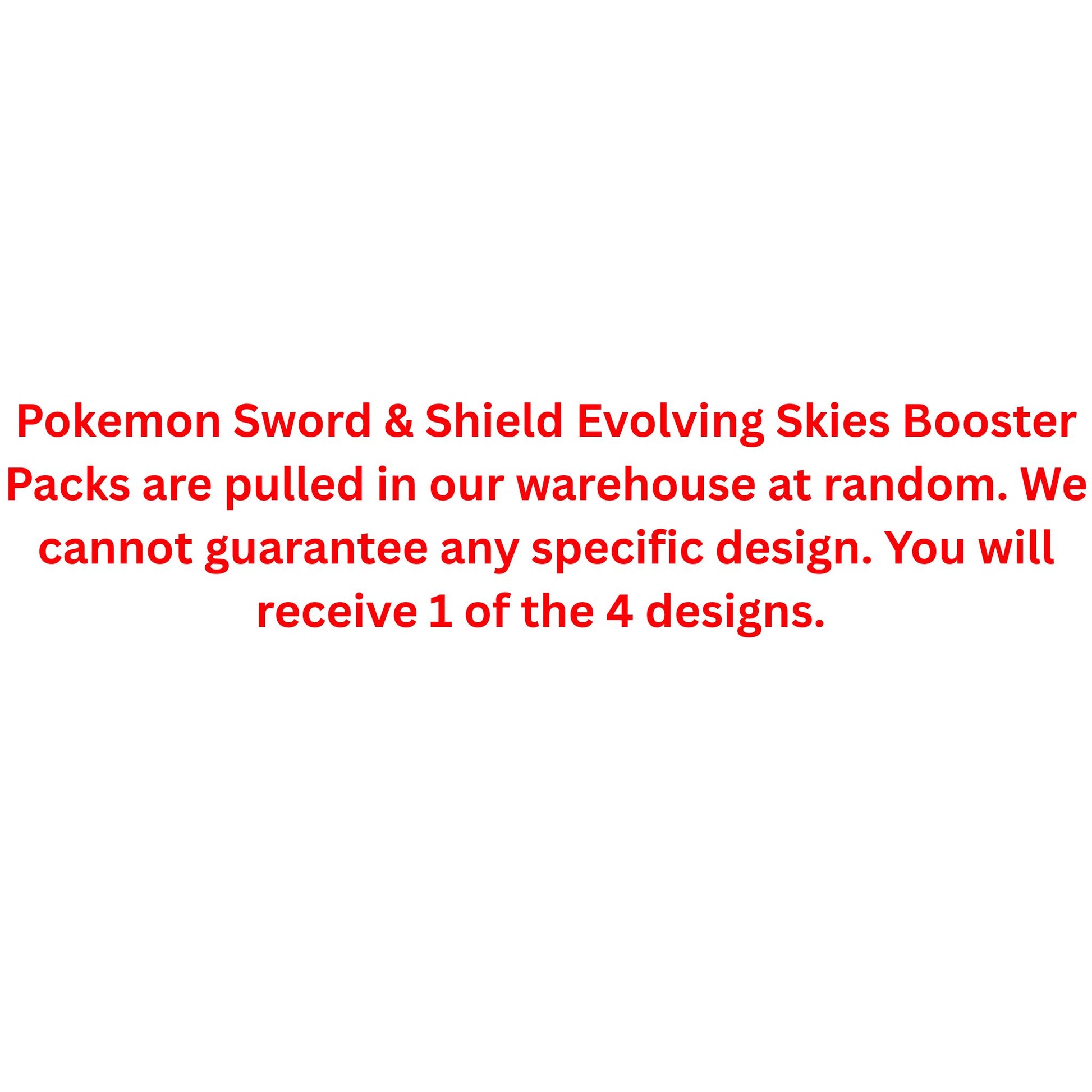 Pokemon Sword & Shield Evolving Skies Booster Pack - Trading Card Market