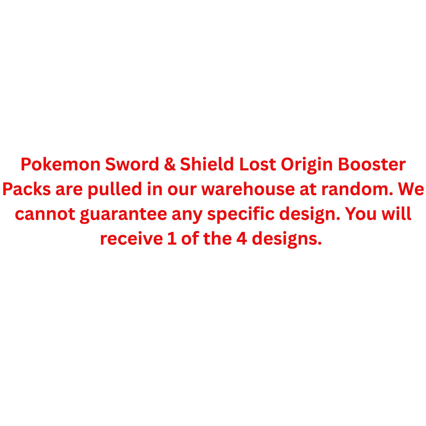 Pokemon Sword & Shield Lost Origin Booster Pack - Trading Card Market