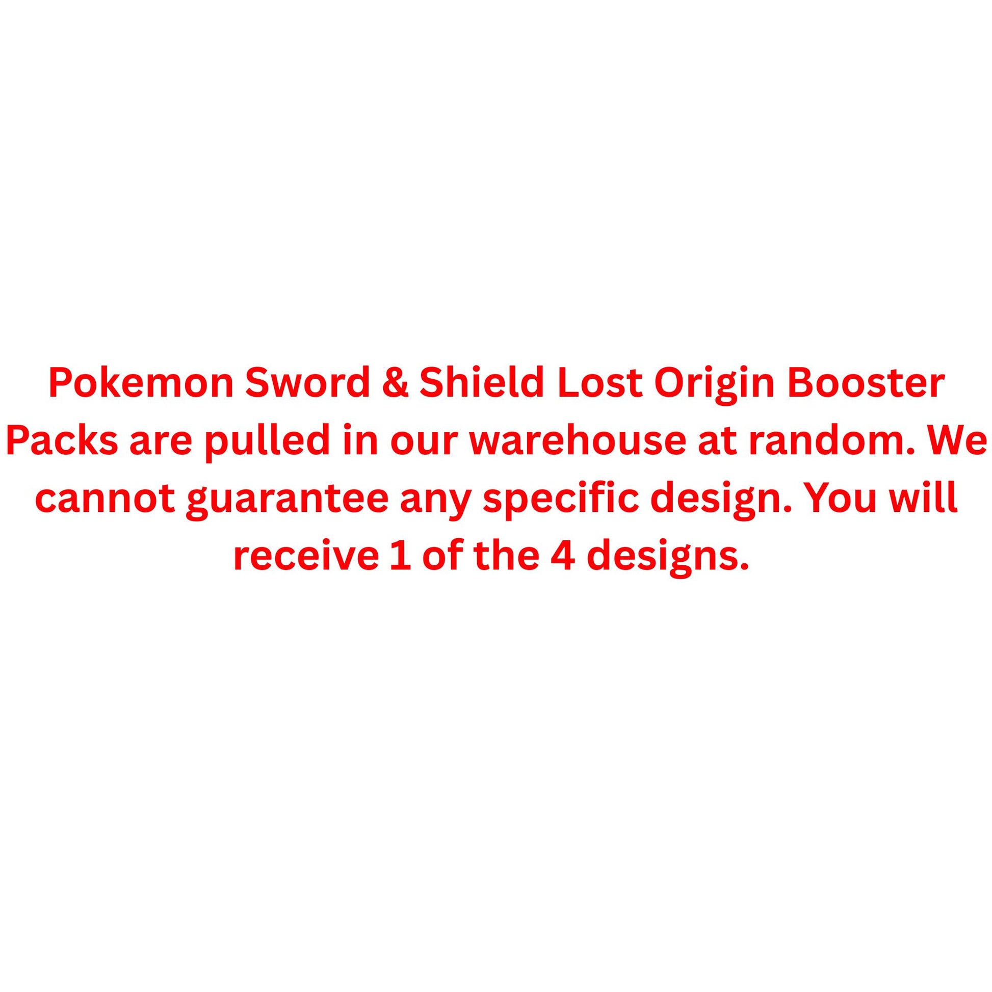 Pokemon Sword & Shield Lost Origin Booster Pack - Trading Card Market