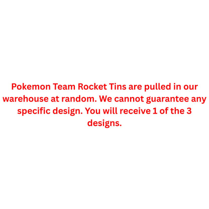 Pokemon Team Rocket Tin - Trading Card Market