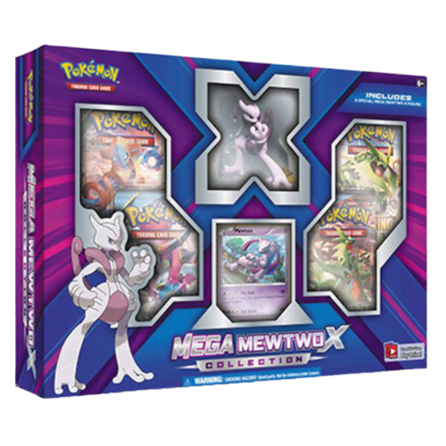 Pokemon XY Breakthrough Mega Mewtwo X Figure Collection Box - Trading Card Market