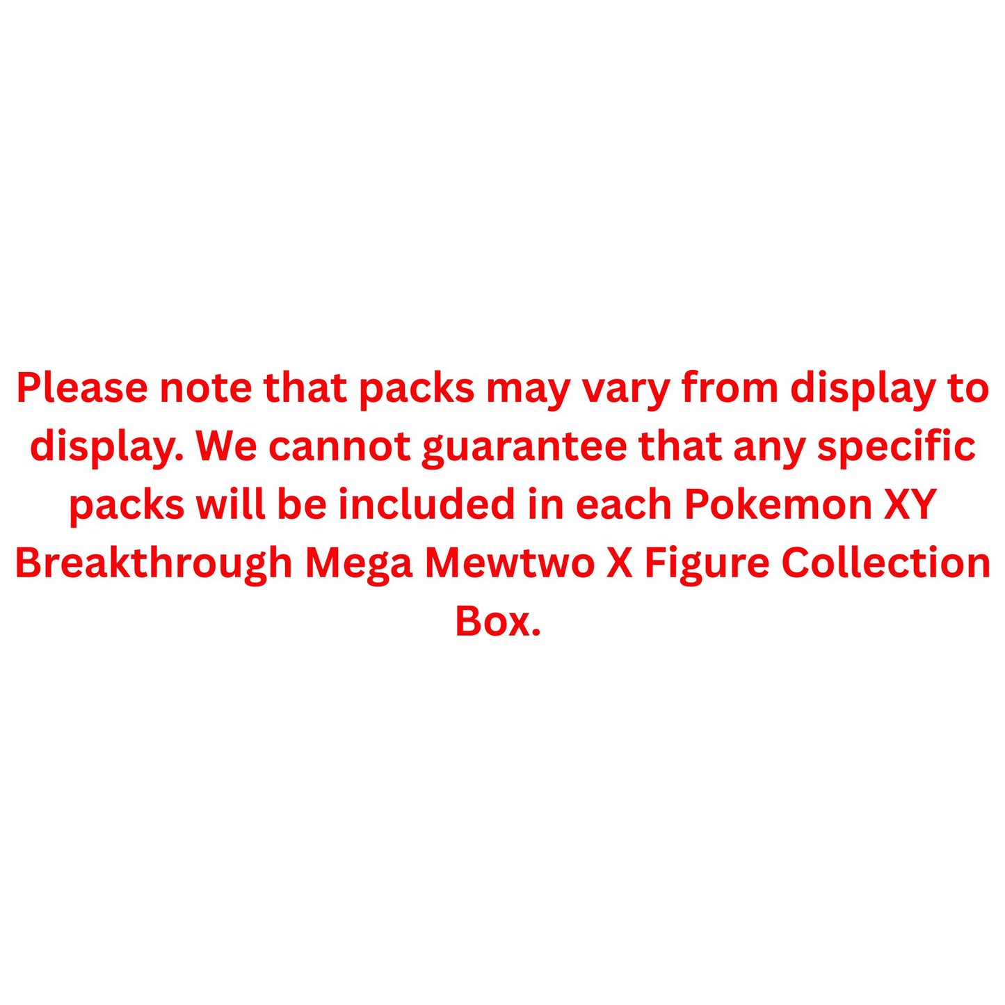 Pokemon XY Breakthrough Mega Mewtwo X Figure Collection Box - Trading Card Market