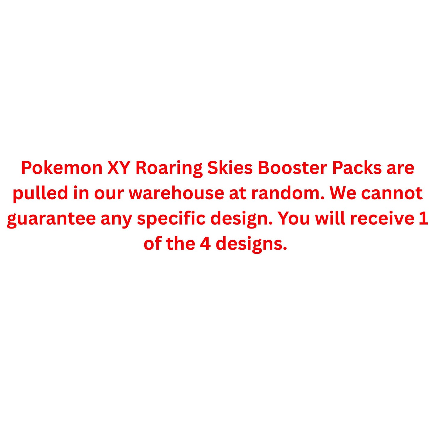 Pokemon XY Roaring Skies Booster Pack - Trading Card Market