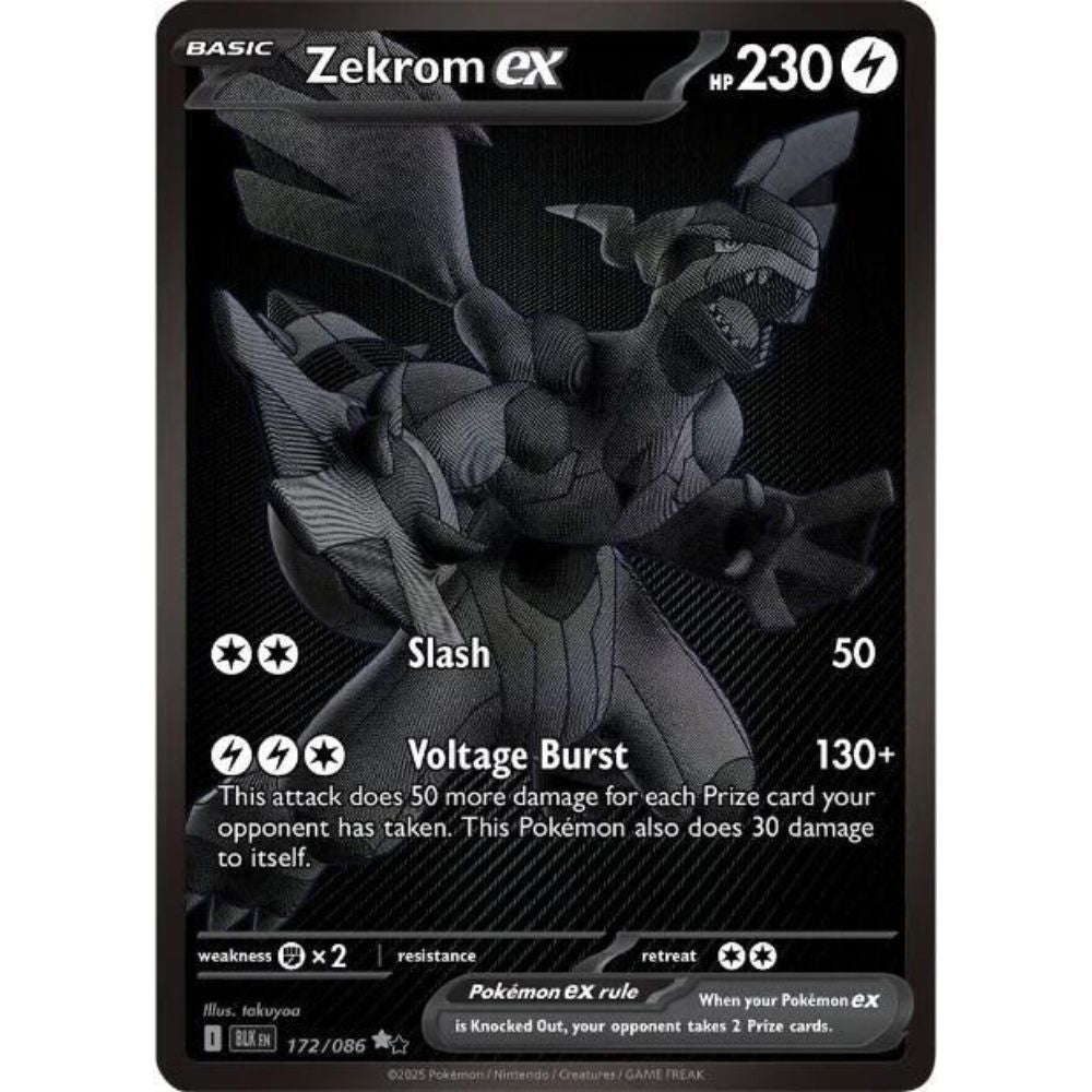 Pokemon Scarlet & Violet Black Bolt Tech Sticker Collection - Trading Card Market
