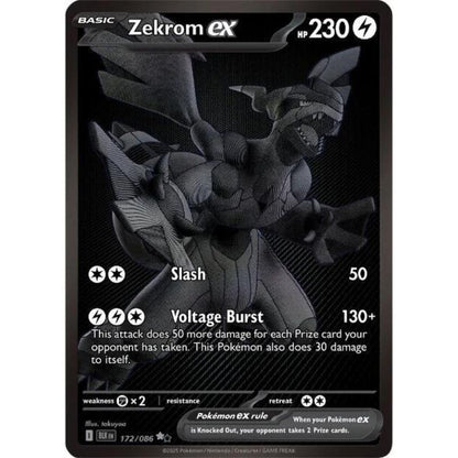Pokemon Scarlet & Violet Black Bolt Tech Sticker Collection - Trading Card Market