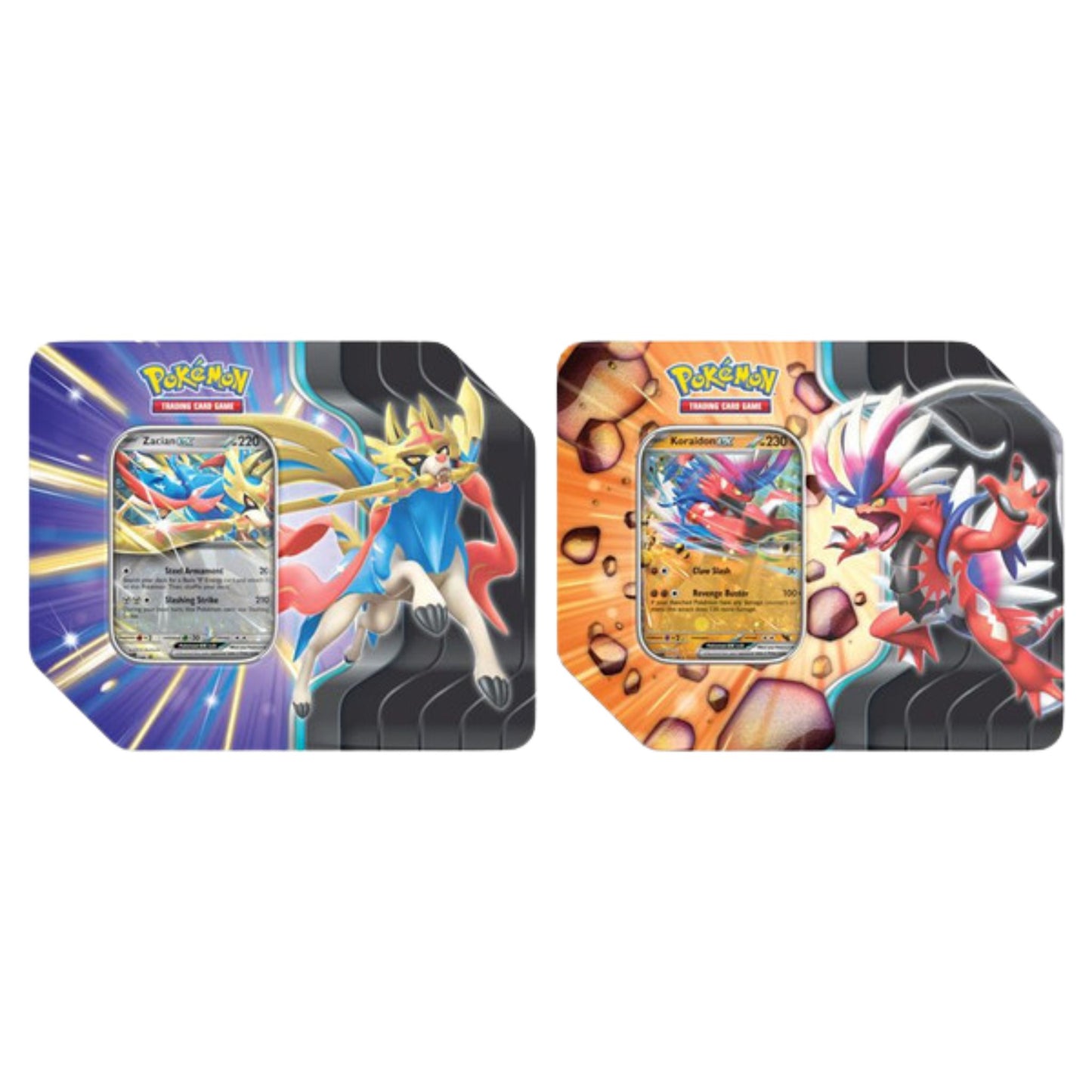 Pokemon Slashing Legends Tin - Trading Card Market