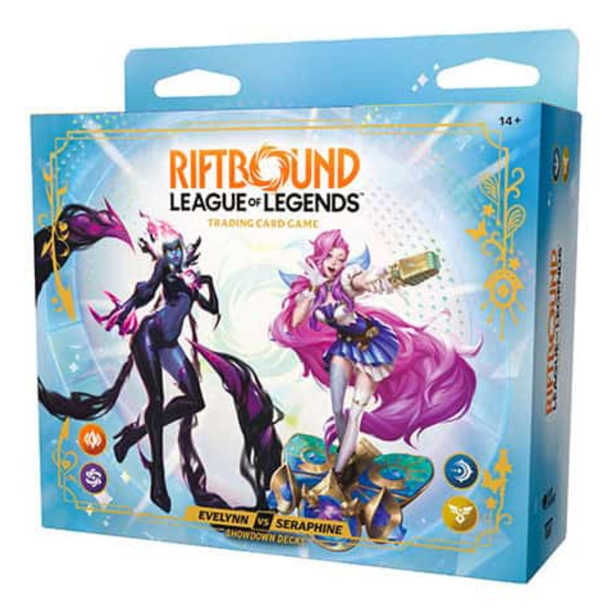 Riftbound League of Legends Radiance Evelynn Vs. Seraphine Showdown Deck 