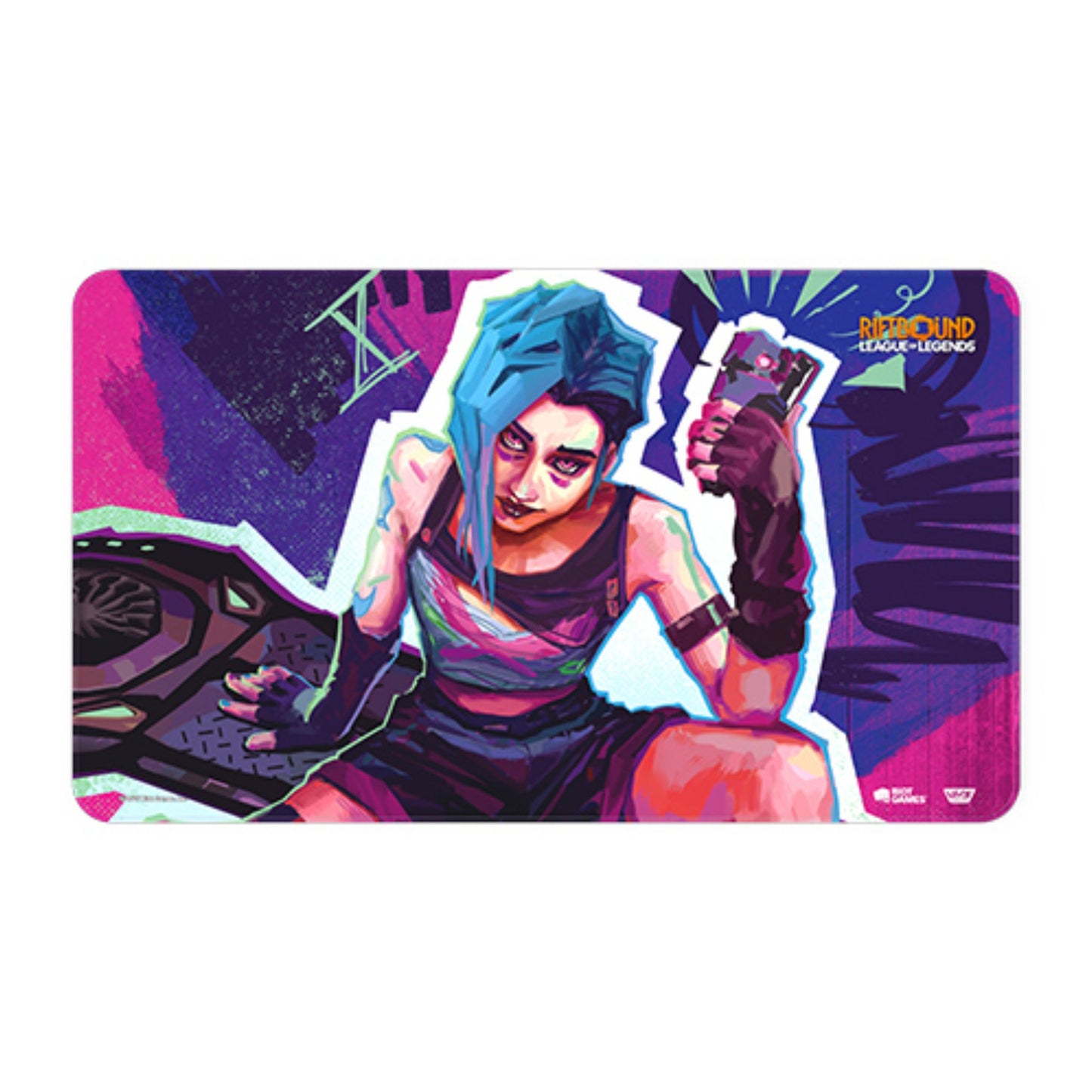 Riftbound Origins Jinx Art Playmat - Trading Card Market