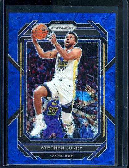 2022/23 Panini Prizm Choice Stephen Curry Blue Choice /49 Warriors