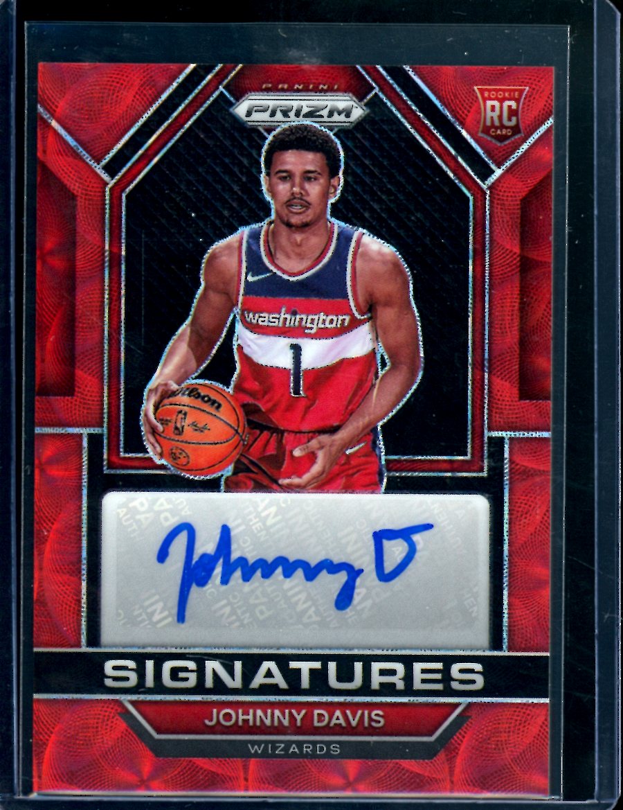 2022/23 Panini Prizm Choice Johnny Davis Rookie Signatures Auto Wizards