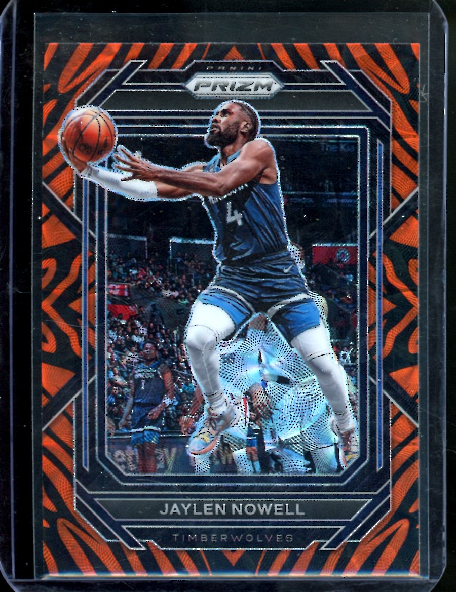 2022/23 Panini Prizm Choice Jaylen Nowell Tiger Stripe SSP Timberwolves