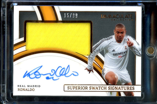 2022/23 Panini Immaculate Ronaldo Superior Swatch Auto /99 Real 