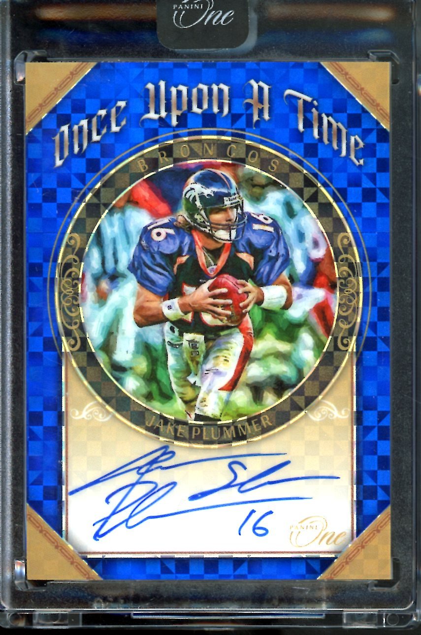 2022 Panini Panini One Jake Plummer Once Upon a Time /75 Broncos - Trading Card Market