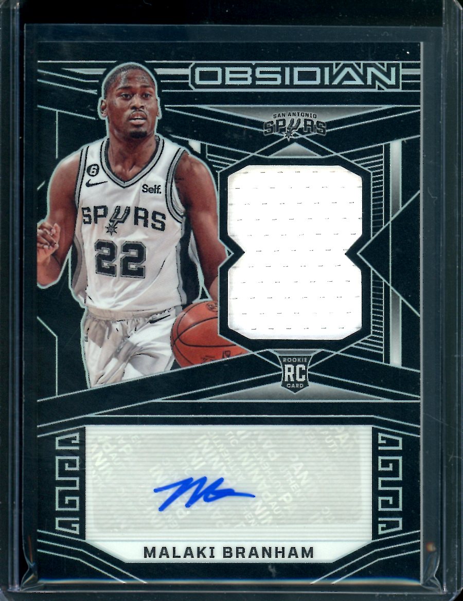 2022/23 Panini Obsidian Malaki Branham Rookie RPA /99 Spurs