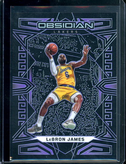 2022/23 Panini Obsidian LeBron James /99 Lakers